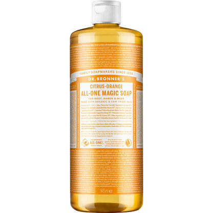 Dr Bronners Citrus Orange All One Magic Soap
