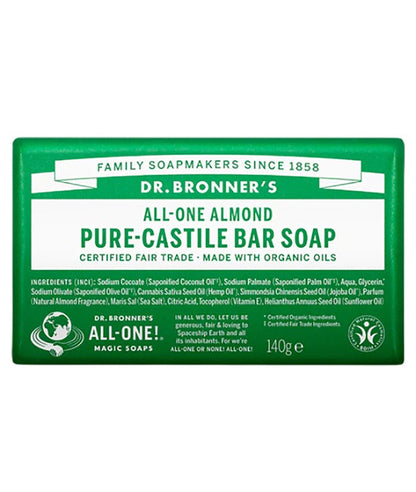 Dr Bronners All One Almond Pure Castile Bar Soap