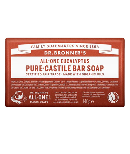 Dr Bronners All One Eucalyptus Pure Castile Bar Soap