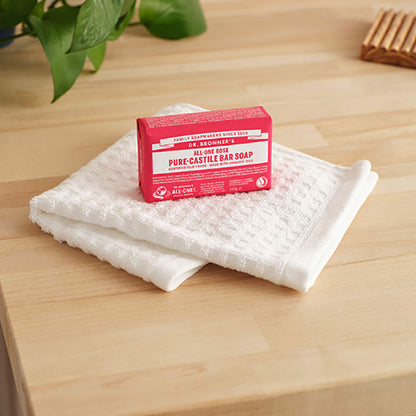 Dr Bronners All One Rose Pure Castile Bar Soap