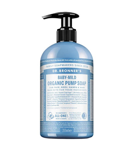 Dr Bronners All One Baby Mild Organic Pump Soap