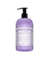 Dr Bronners Lavender Organic Pump Soap for bath and shower, 710ml bottle with lavender-scented liquid soap