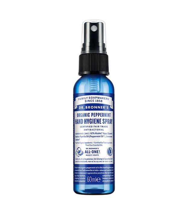 Dr Bronners Organic Peppermint Hand Cleansing Spray