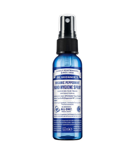 Dr Bronners Organic Peppermint Hand Cleansing Spray