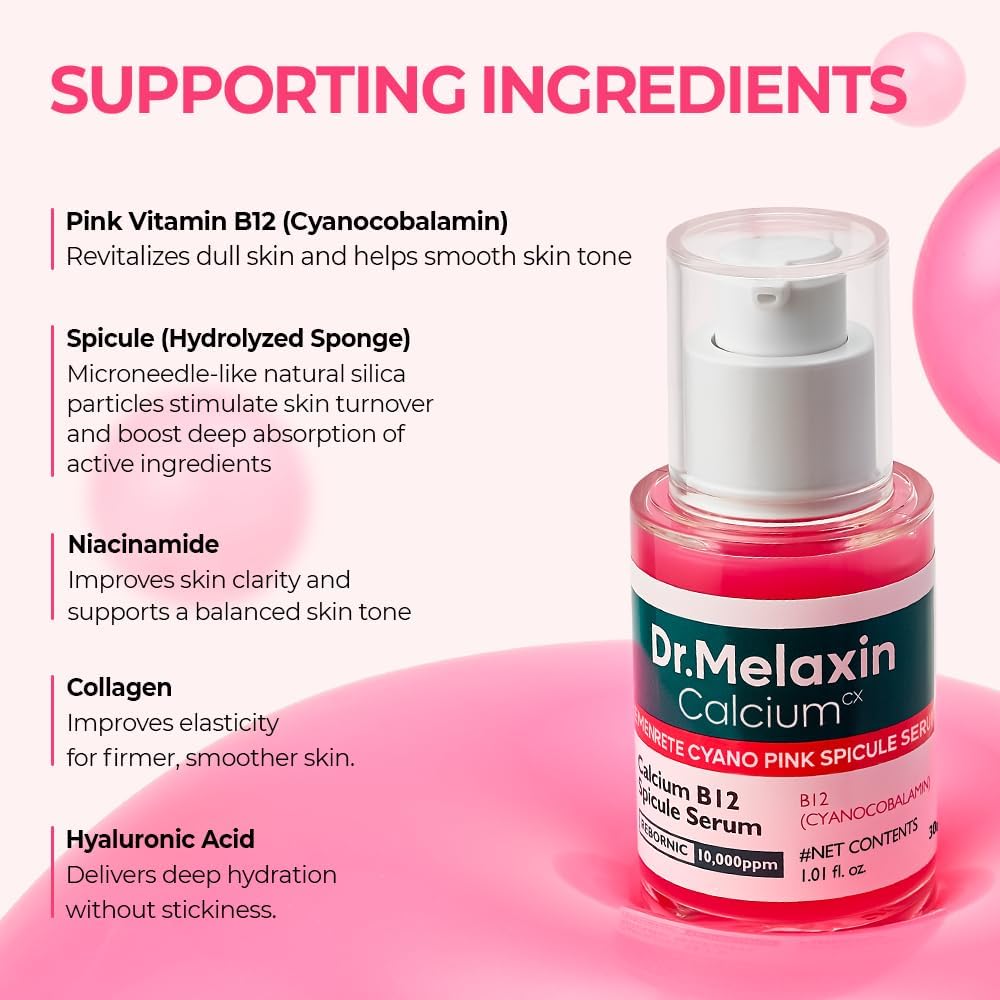 Dr Melaxin Calcium Cemenrete Cyano Pink Spicule Serum