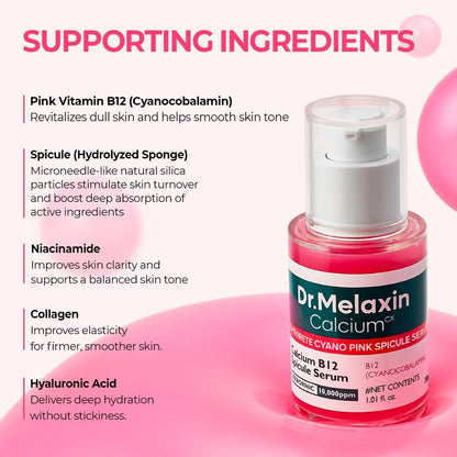 Dr Melaxin Calcium Cemenrete Cyano Pink Spicule Serum