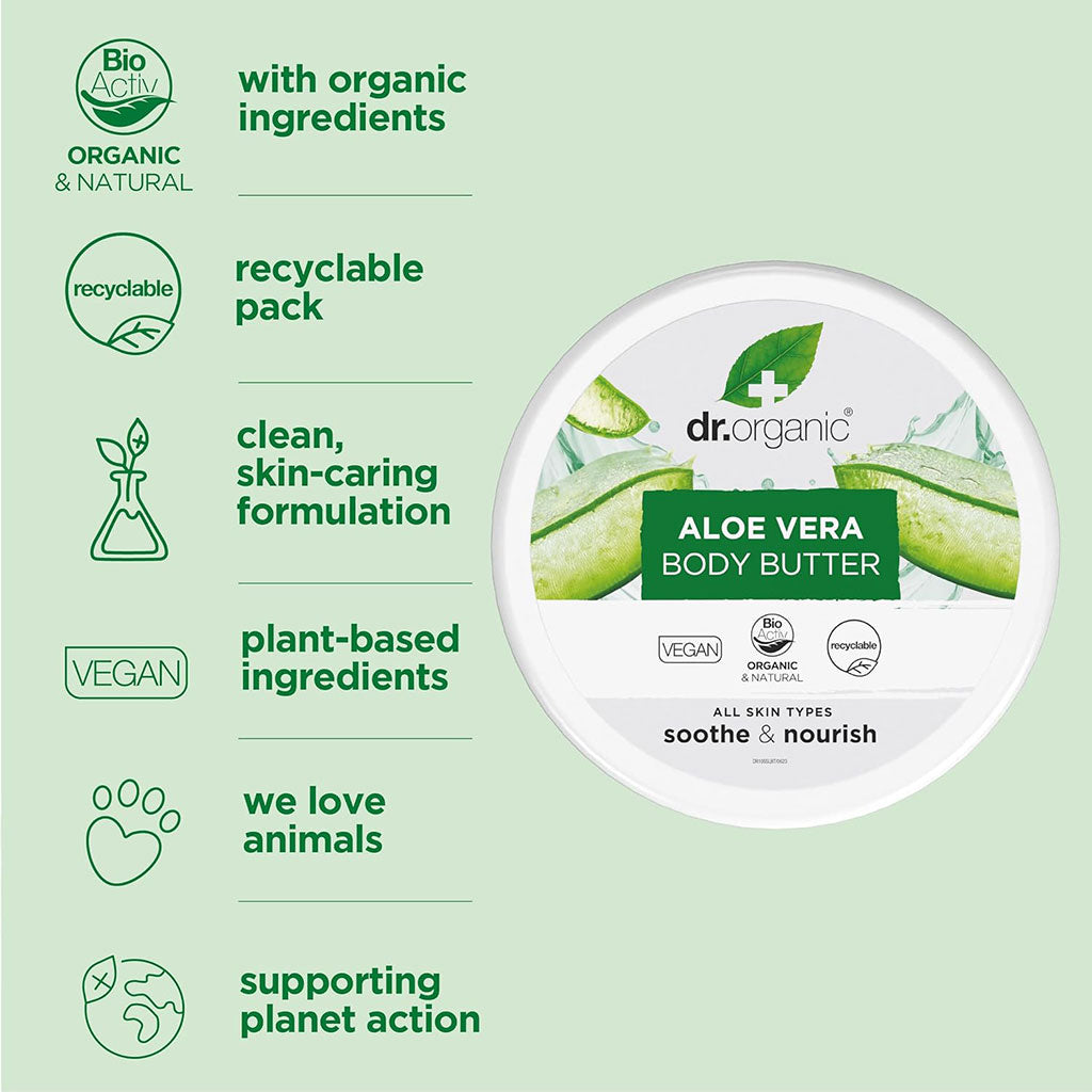Dr Organic  Aloe Vera Body Butter