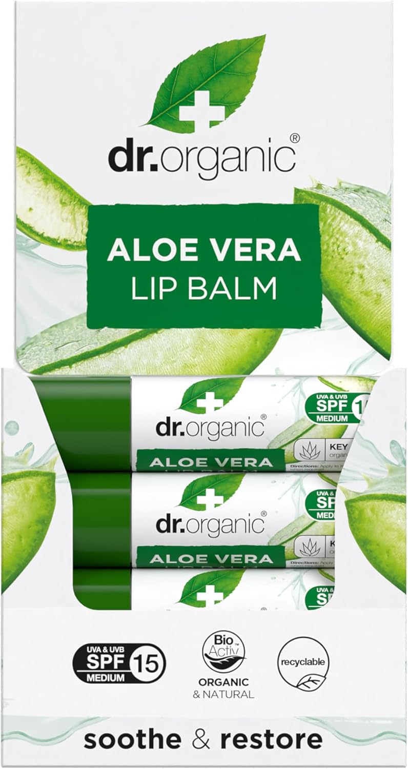 Dr Organic  Aloe Vera Lip Balm