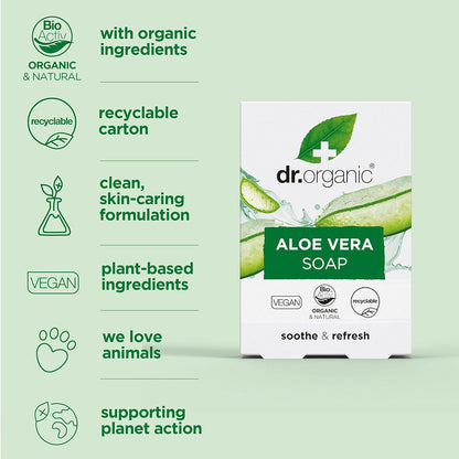 Dr Organic  Aloe Vera Soap