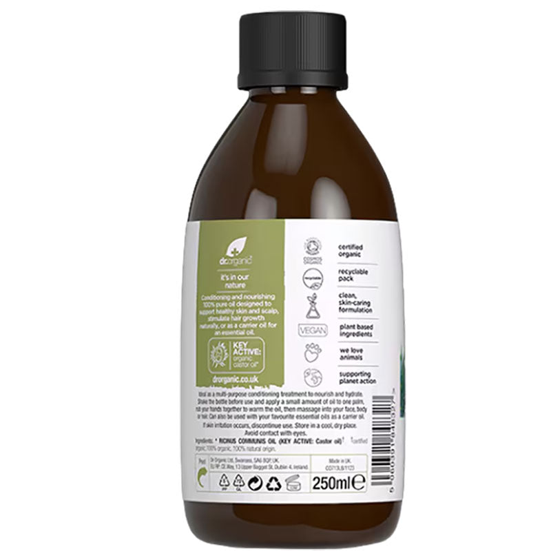 Dr Organic Organic Condition And Nourish Pure Castor Oil