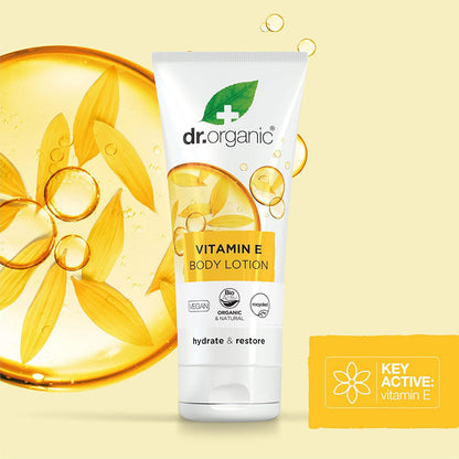 Dr Organic Organic Hydrate And Restore Vitamin E Body Lotion