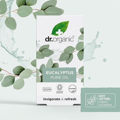 Dr Organic Organic Invigorate And Refresh Eucalyptus Pure Oil