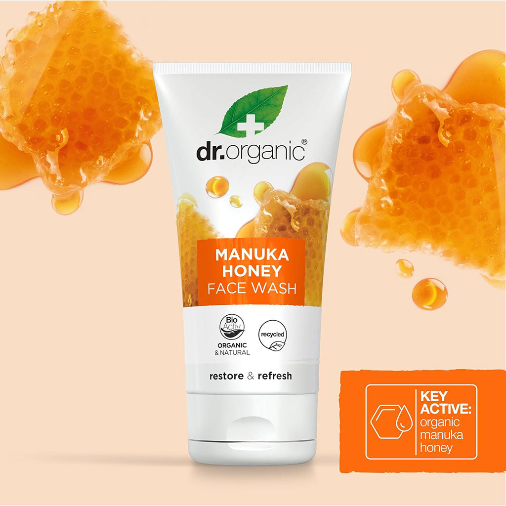 Dr Organic Manuka Honey Restore And Refresh Face Wash
