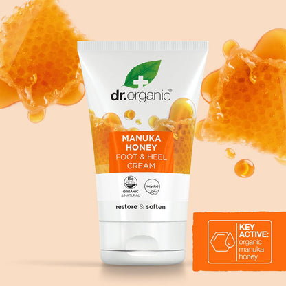 Dr Organic Manuka Honey Restore And Soften Foot And Heel Cream