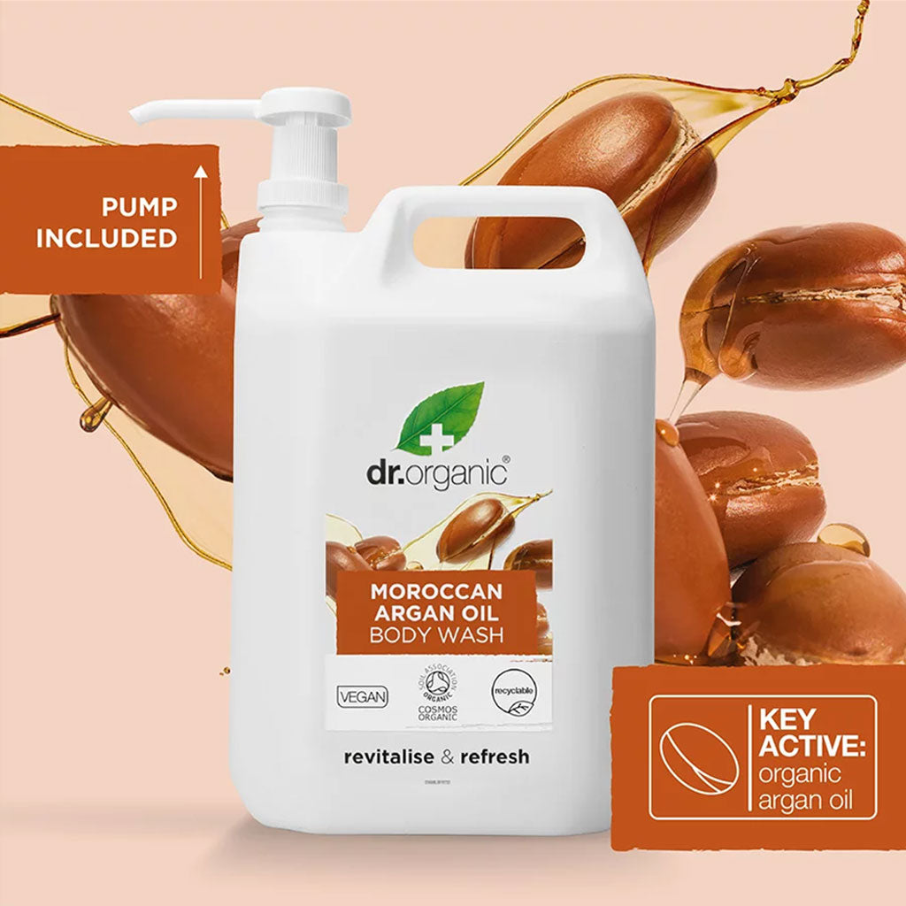 Dr Organic  Moroccan Argan Oil Body Wash