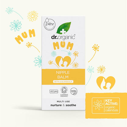 Dr Organic  Mum Nipple Balm With Calendula Nurture And Soothe