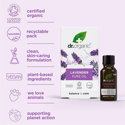 Dr Organic Organic Balance And Calm Lavender Pure Oil