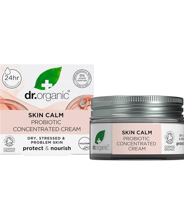 Dr Organic Skin Calm Protect And Nourish Probiotic Concentrated Cream