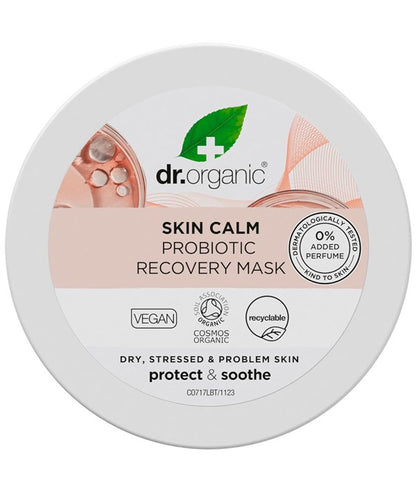 Dr Organic Skin Calm Protect And Soothe Probiotic Recovery Mask