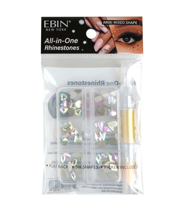 EBIN New York All In One Rhinestones AR06 Mixed Shape