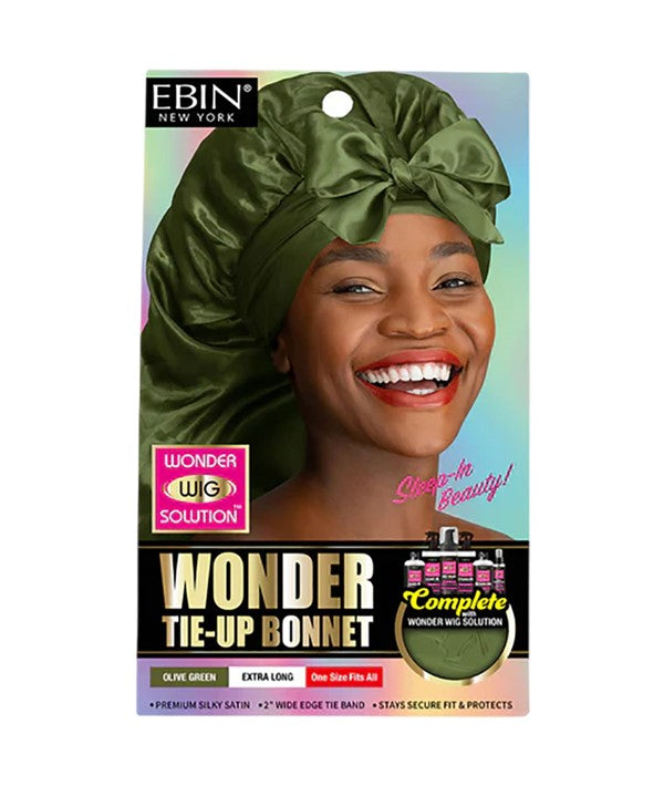 EBIN New York EBIN Wonder Tie Up Bonnet Extra Long