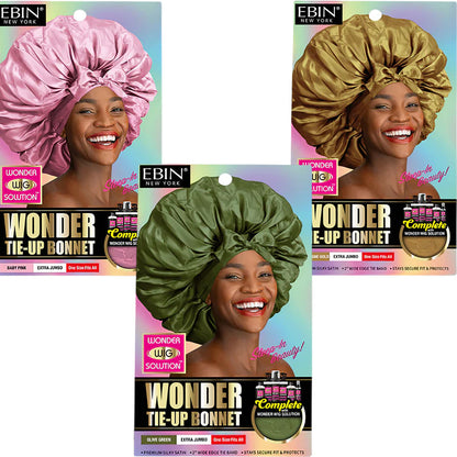 EBIN New York EBIN Wonder Tie Up Bonnet Extra Jumbo