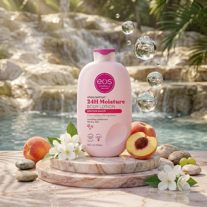 EOS Shea Better 24H Moisture Jasmine Peach Body Lotion