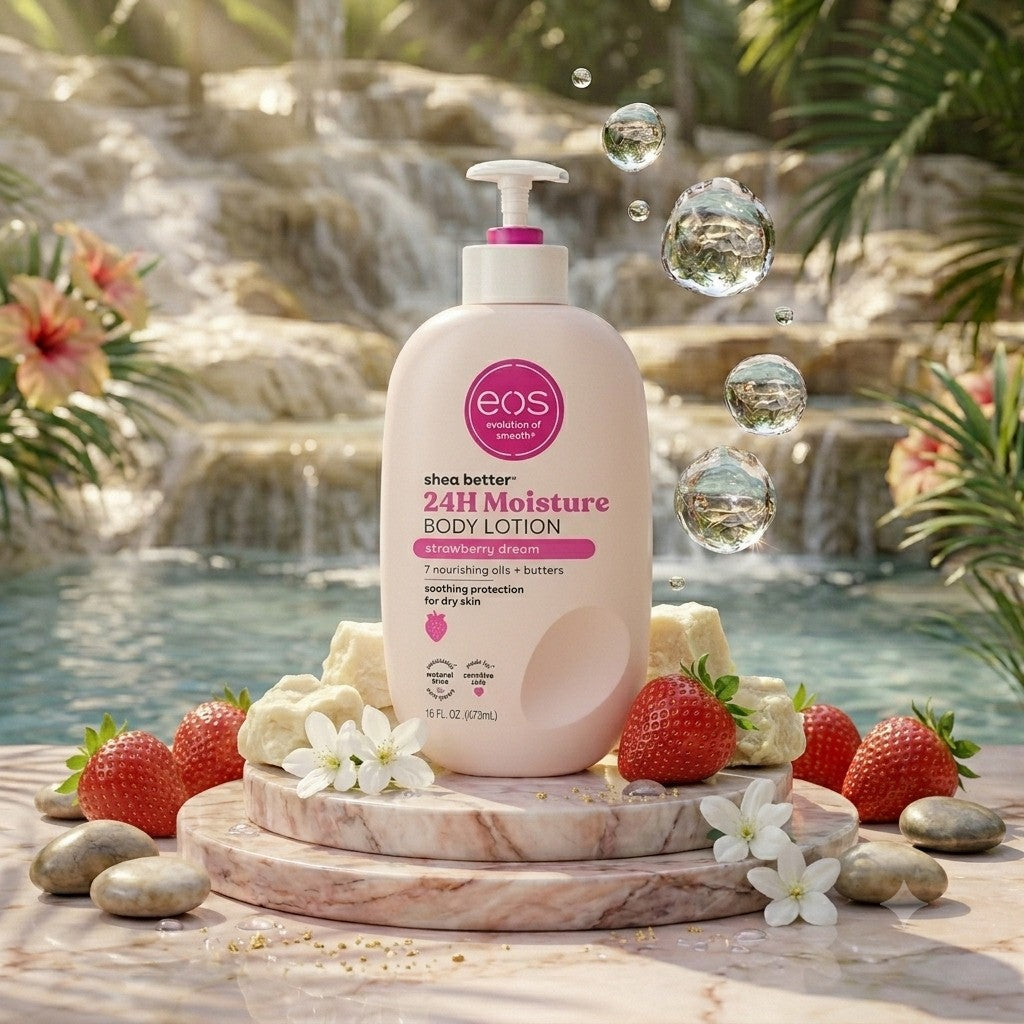 EOS Shea Better 24H Moisture Strawberry Dream Body Lotion