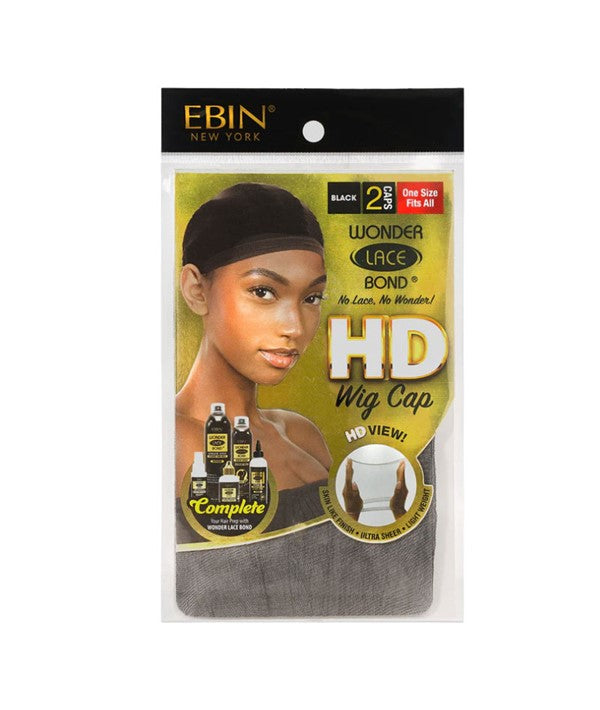 EBIN New York Wonder Lace Bond HD Wig Cap Black