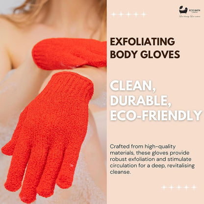 Eco Bath London Exfoliating Body Gloves