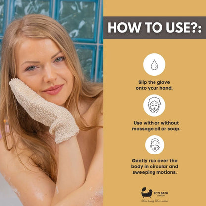 Eco Bath London Hemp Massage Glove