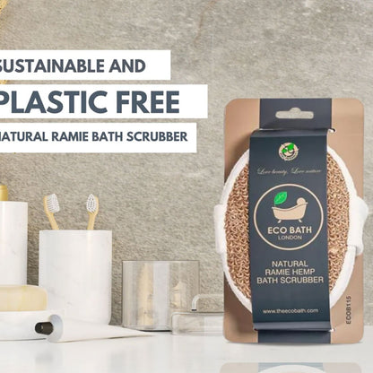 Eco Bath London Natural Ramie Hemp Bath Scrubber