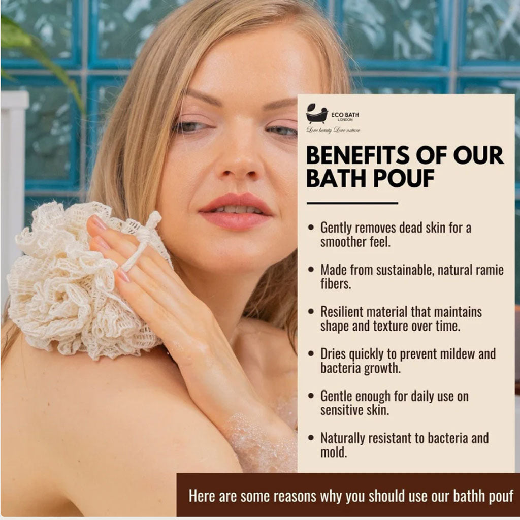 Eco Bath London Ramie Bath Puff