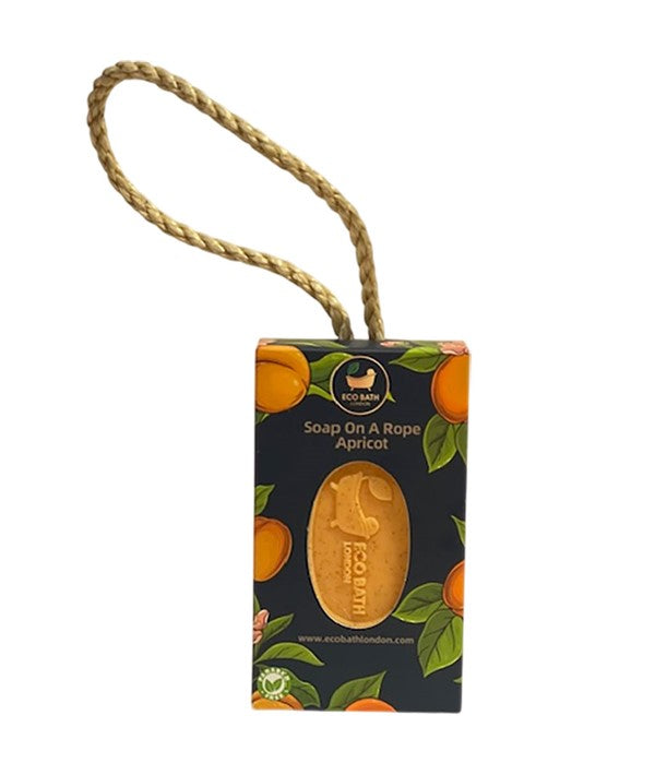 Eco Bath London Soap On A Rope Apricot