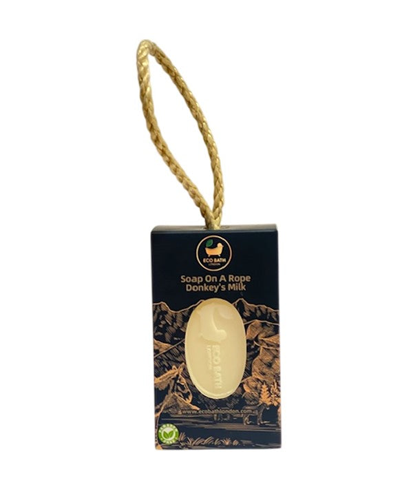 Eco Bath London Soap On A Rope Donkeys Milk