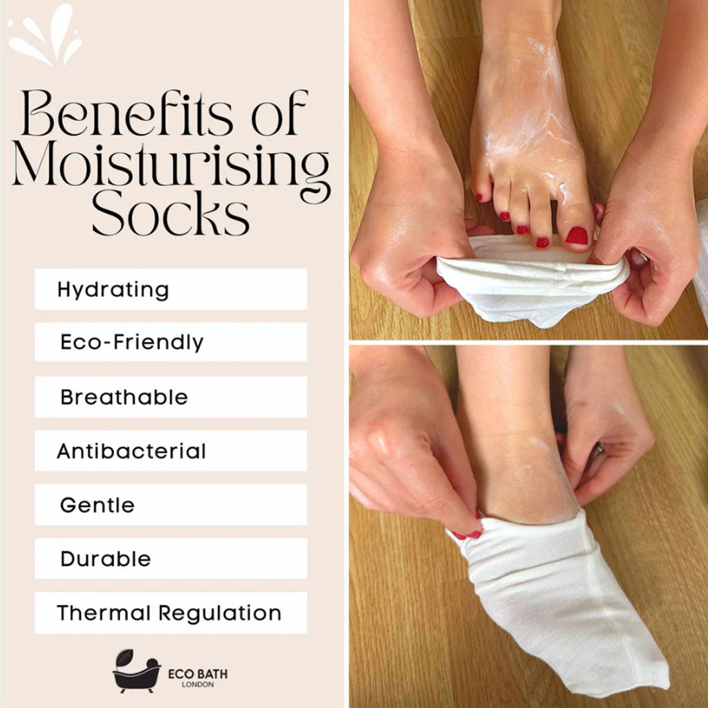 Eco Bath London Super Soft Moisturising Bamboo Socks