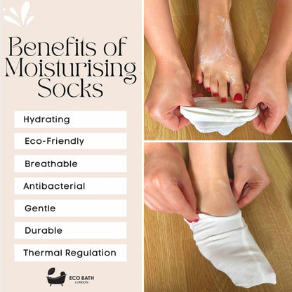 Eco Bath London Super Soft Moisturising Bamboo Socks