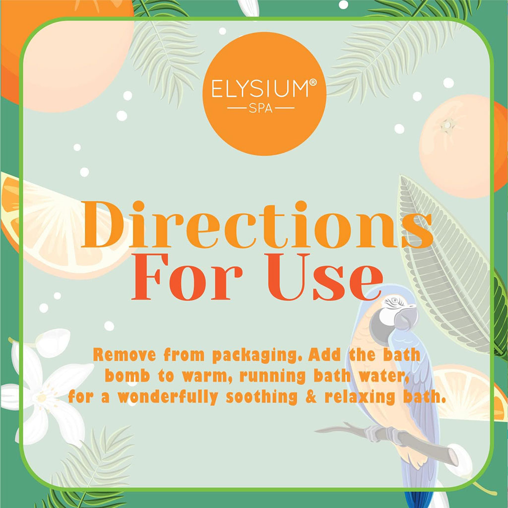 Elysium Spa  Citrus Fresh Neroli And Sweet Orange Bath Bombs