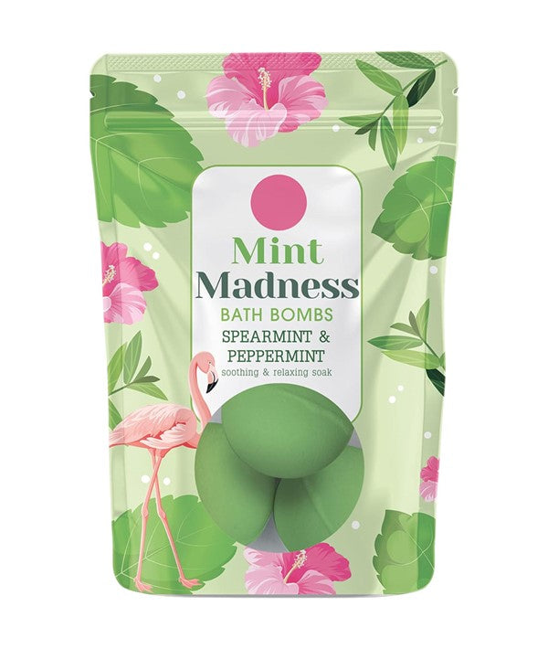 Elysium Spa  Mint Madness Spearmint And Peppermint Bath Bombs