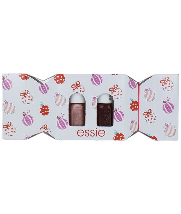 Essie Christmas Duo Nail Polish Kit Bordeaux And Penny Talk