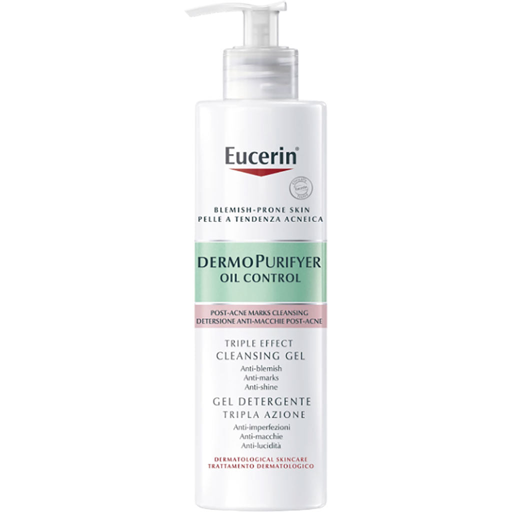 Eucerin Dermo Purifyer Oil Control Triple Effect Cleansing Gel