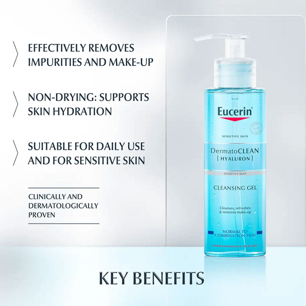 Eucerin Dermato Clean Sensitive Skin Cleansing Gel