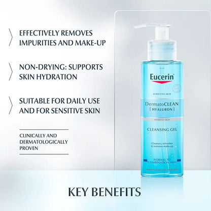 Eucerin Dermato Clean Sensitive Skin Cleansing Gel