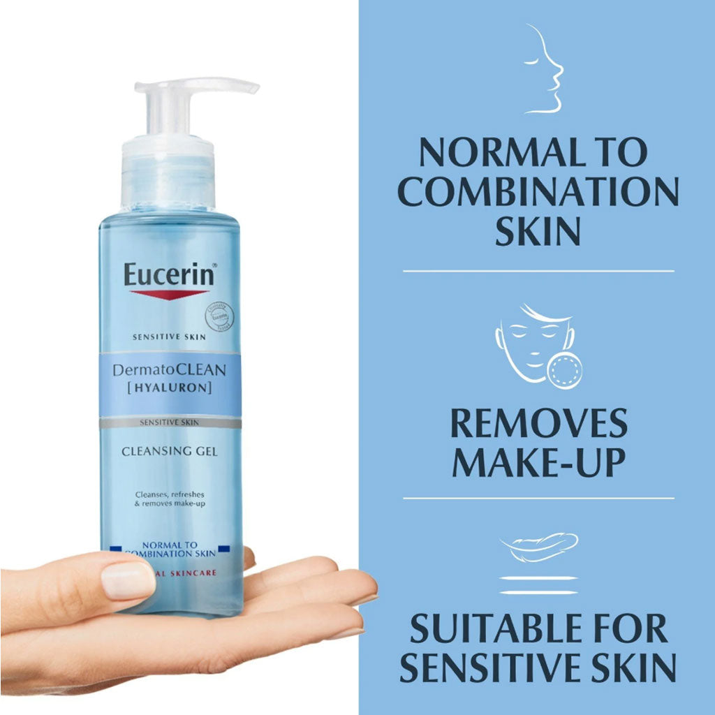 Eucerin Dermato Clean Sensitive Skin Cleansing Gel