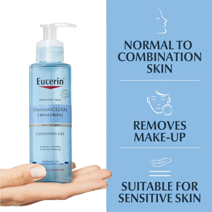 Eucerin Dermato Clean Sensitive Skin Cleansing Gel