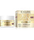 Eveline 24K Gold Vitamin C 70 Plus Gold Moisturiser in a 50ml jar, featuring gold accents and a smooth cream texture.