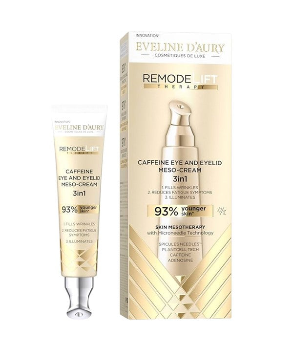 Eveline  DAURY 3In1 Remodelift Therapy Cafeine Eye And Eyelid Meso Cream