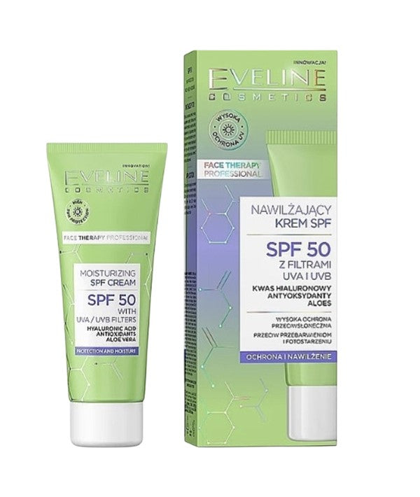 Eveline Face Therapy Sun Protection Moisturizing SPF Cream With UVA SPF 50