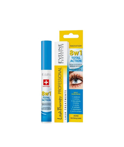 Eveline Lash Therapy Professional 8 In 1 Total Action Eyelash Serum