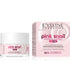 Eveline Pink Snail Moisturizer with Vita Capsules in a jar, showing the pink cream inside, designed for hydrating and nourishing skin